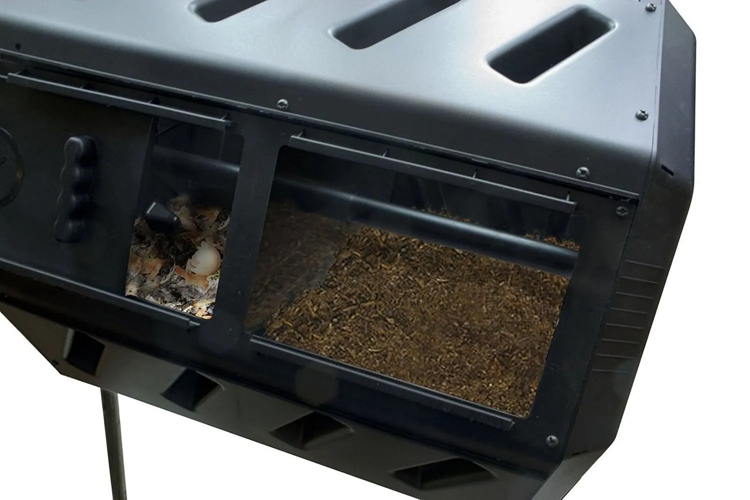 FCMP IM4000 composters dual chamber layout