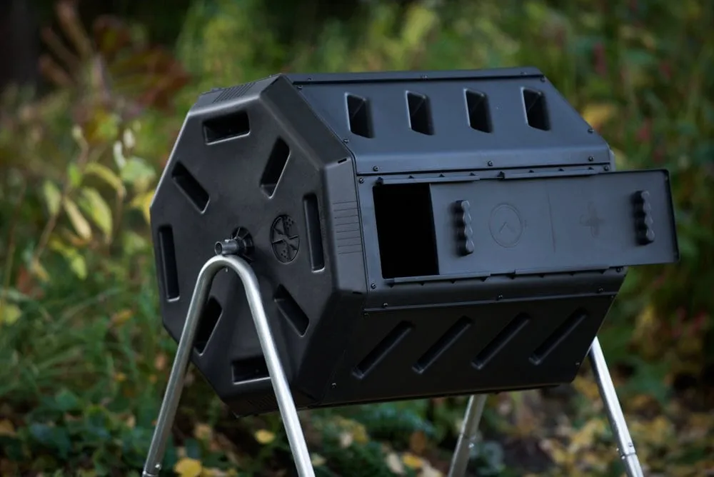 View of FCMP IM4000 compost bins airflow vents