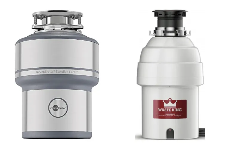 InSinkErator Evolution Excel vs Waste King L-8000 garbage disposers