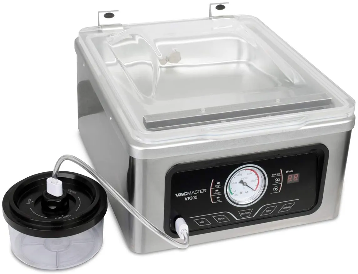 VacMaster VP200 with vacuum canister accessory