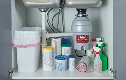 Waste King L-8000 garbage disposer installed under sink